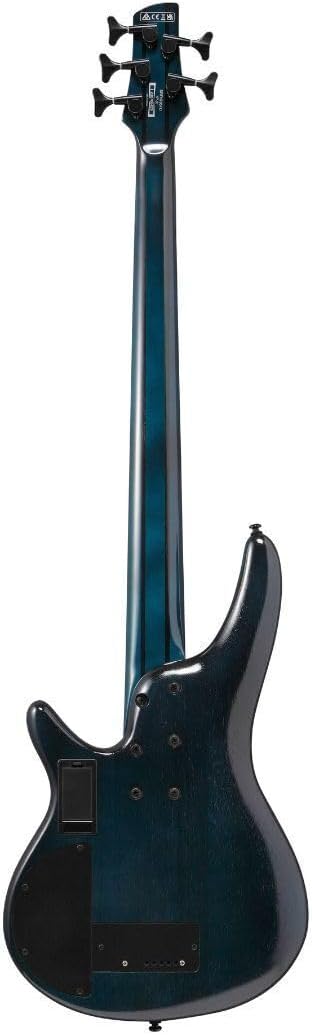 Ibanez SRD905 Bass Workshop 5-String Right-Handed Electric Bass Guitar with Okoume Body, Maple and Walnut Neck, and Panga Panga Fingerboard (Cosmic Blue Starburst Low Gloss)