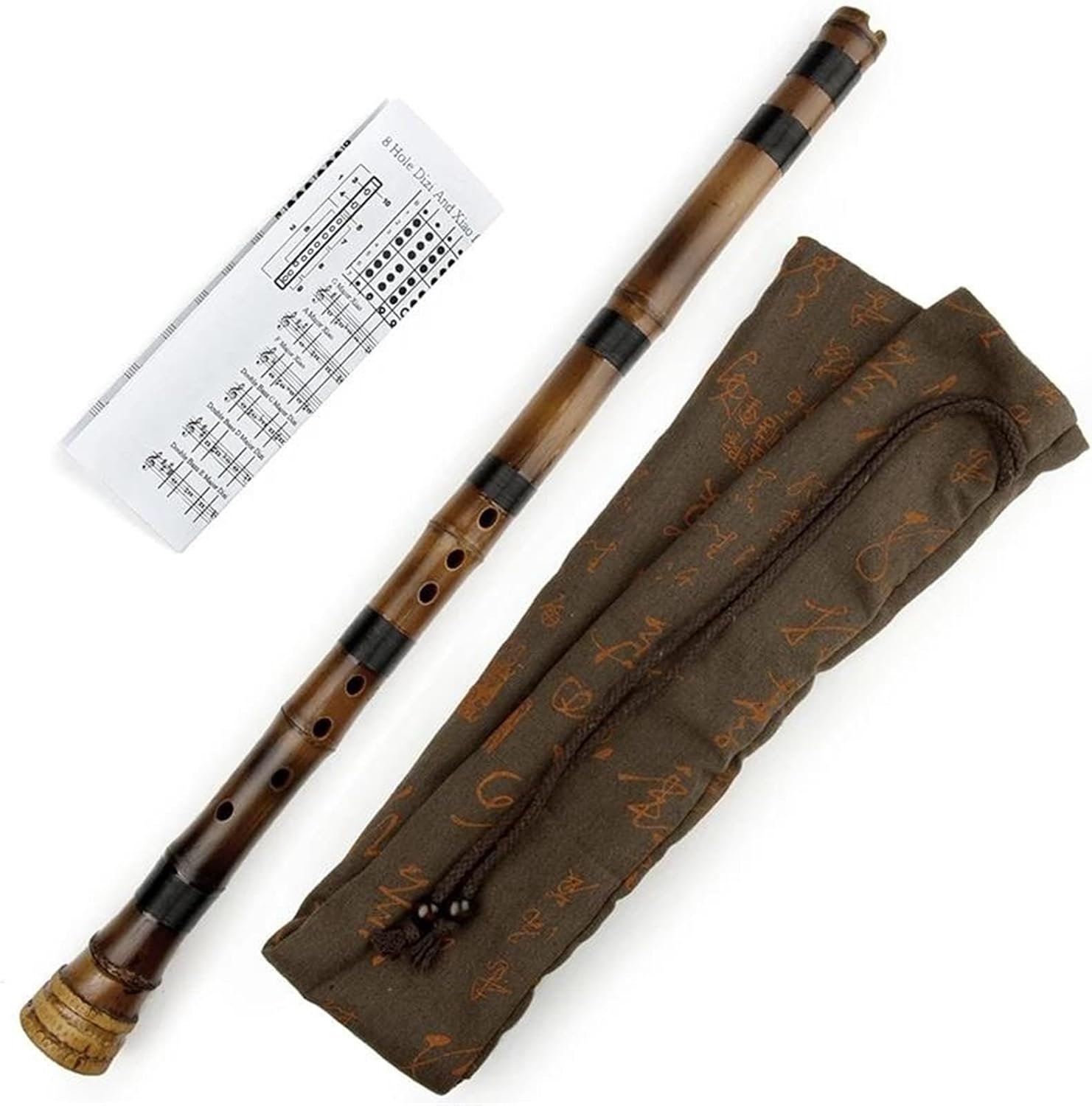 G Key Vertical Traditional Handmade Woodwind Musical Instrument Purple Flute