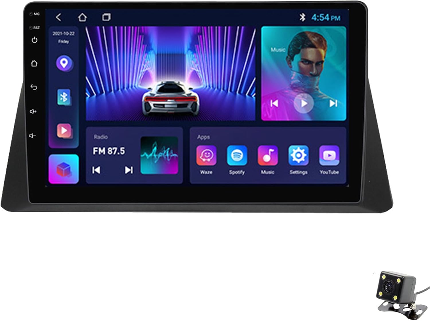 ADMLZQQ Double Din Car Stereo Multimedia with Bluetooth and 10.2