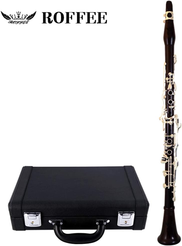 professional performance level 506 ebony wood silver plated 18 keys 4 rings G tone German style clarinet