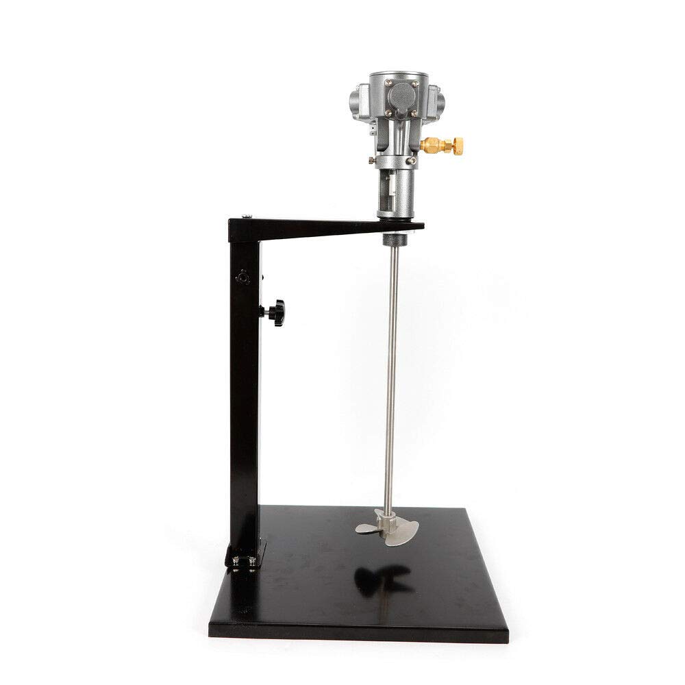 Pneumatic Automatic Paint Mixer，5 Gallon 1/4 HP 50L Stainless Steel Pneumatic Mixer Paint Mixer Mix Tool for Viscous Liquid Ink Dye Chemicals Mixing Machine Blender Disperser