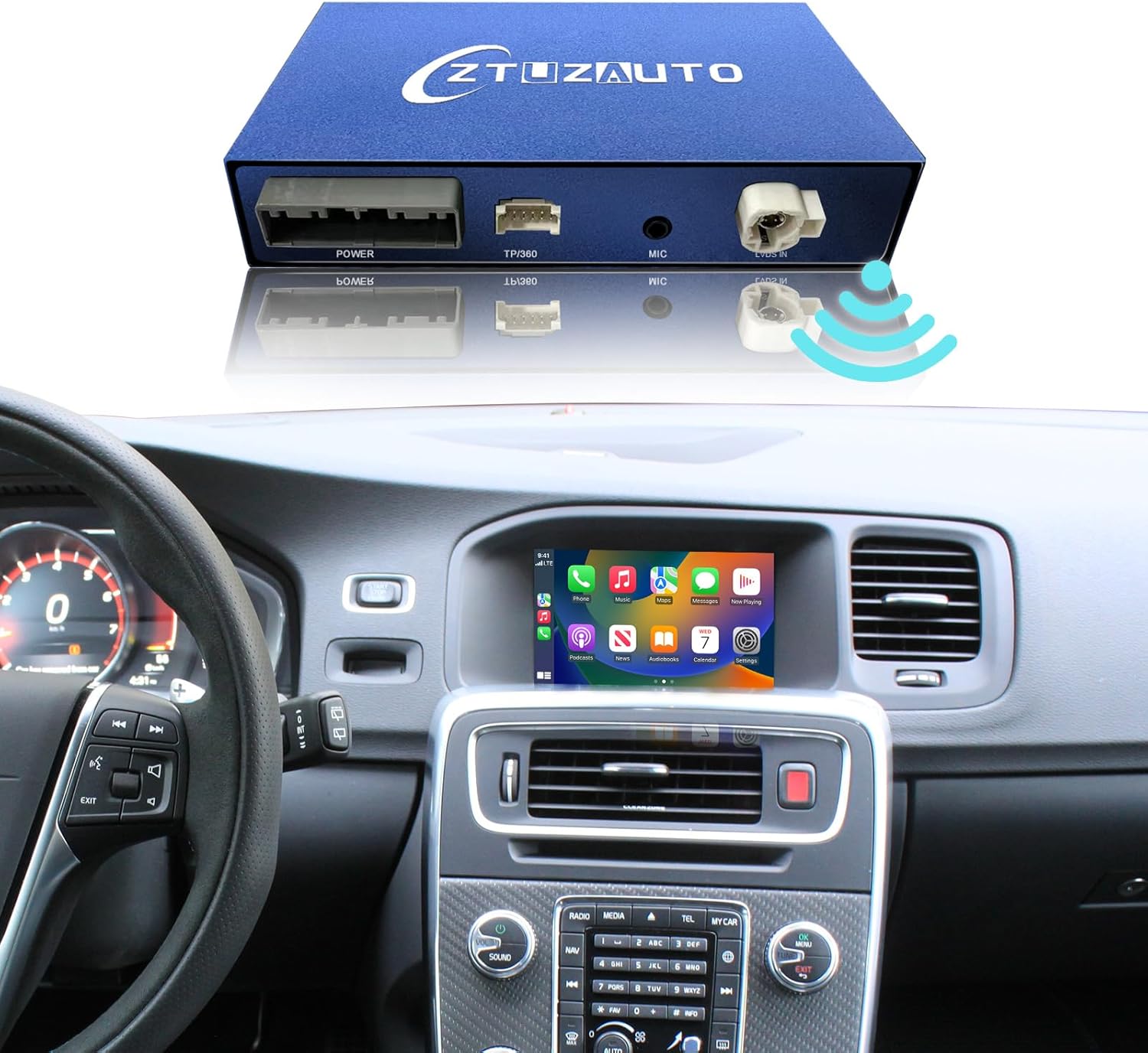 Wireless Carplay Android Auto for Volvo V40 V60 XC60 S60L S80 2015-2019 7