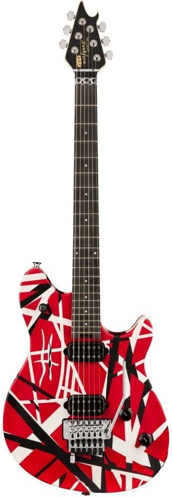 EVH Wolfgang Special Electric Guitar - Satin Striped Red/White/Black