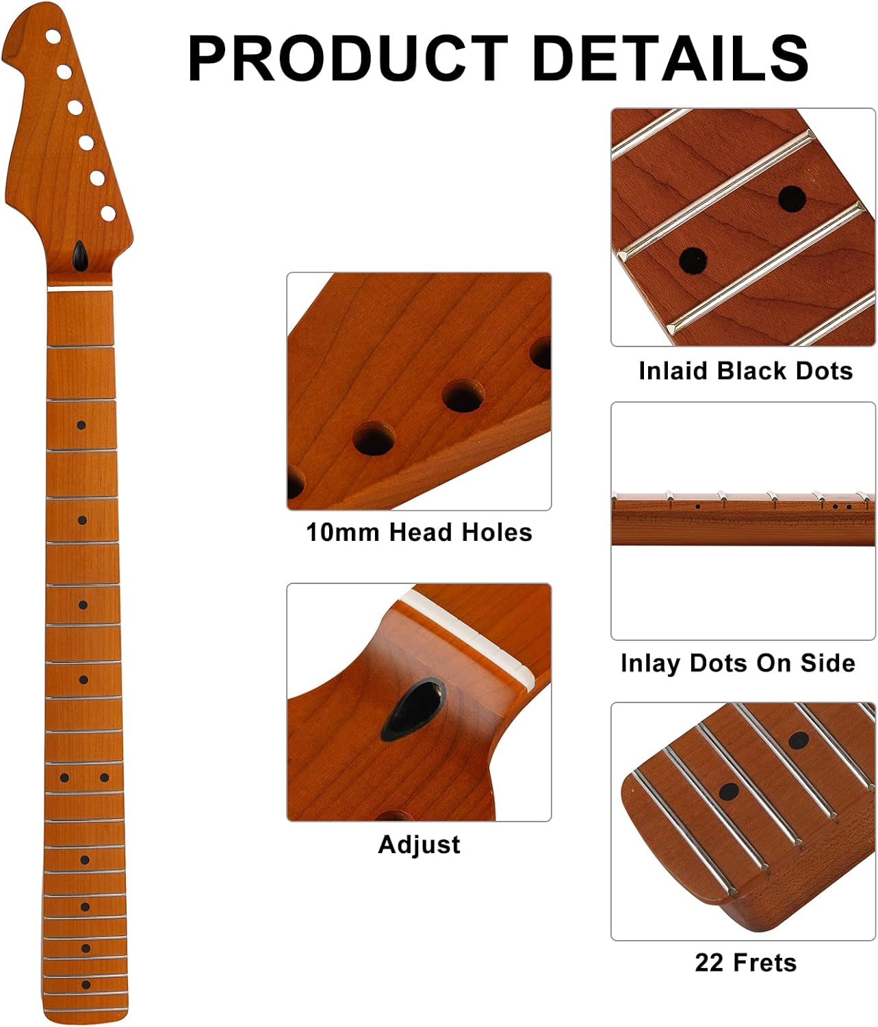 22fret Yellowish Matte 9.5