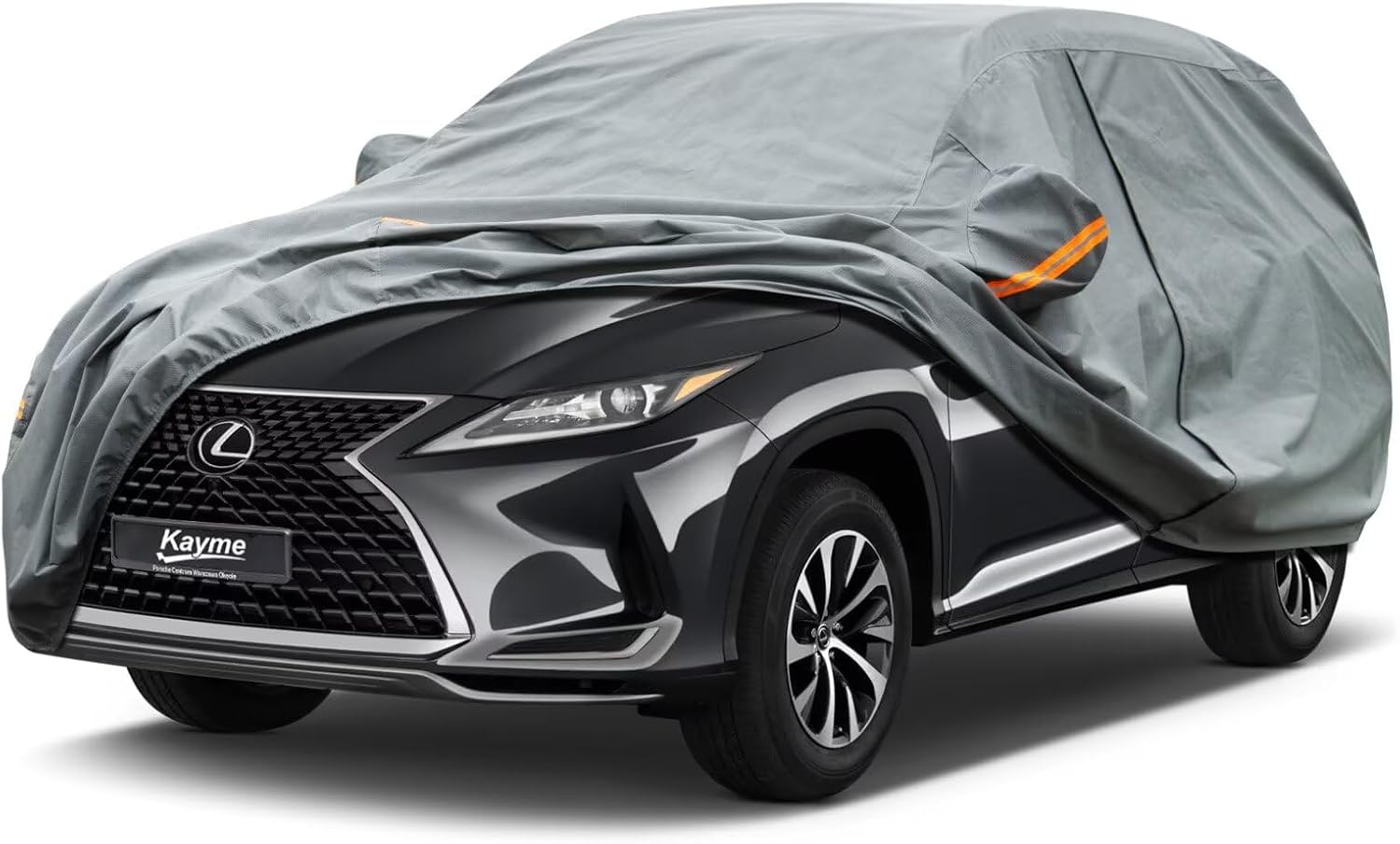 Kayme Heavy Duty Car Cover Custom Fit Lexus RX RX330 RX350 RX450 RX500, Waterproof All Weather for Automobiles, Full Exterior Covers Rain Sun UV Protection.