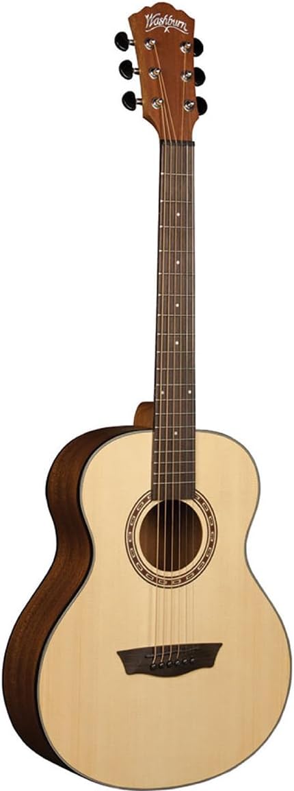 Washburn Apprentice G-Mini 5 with Gig Bag, Acoustic Guitar, Natural
