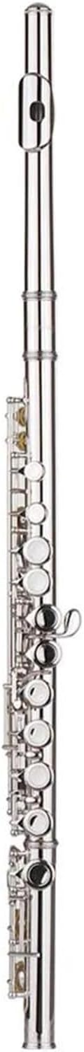 16 Holes Closed Hole Flute C Key Cupronickel Flutes Woodwind Instrument with Case and Accessories