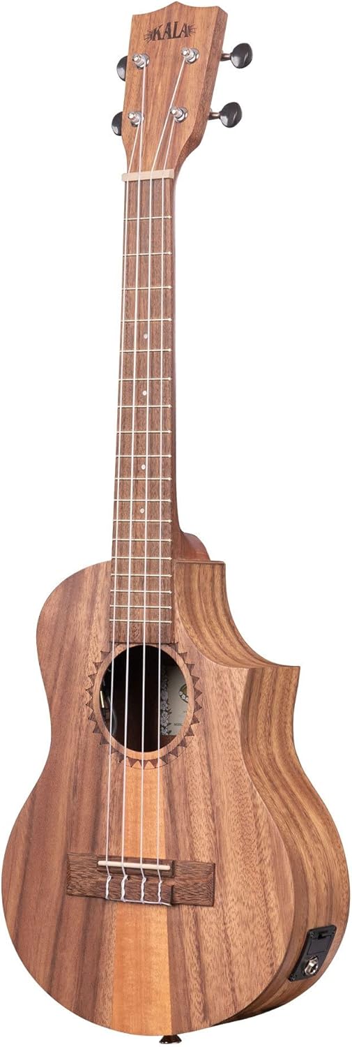 Teak Tri-Top Tenor Ukulele w/Cutaway & EQ