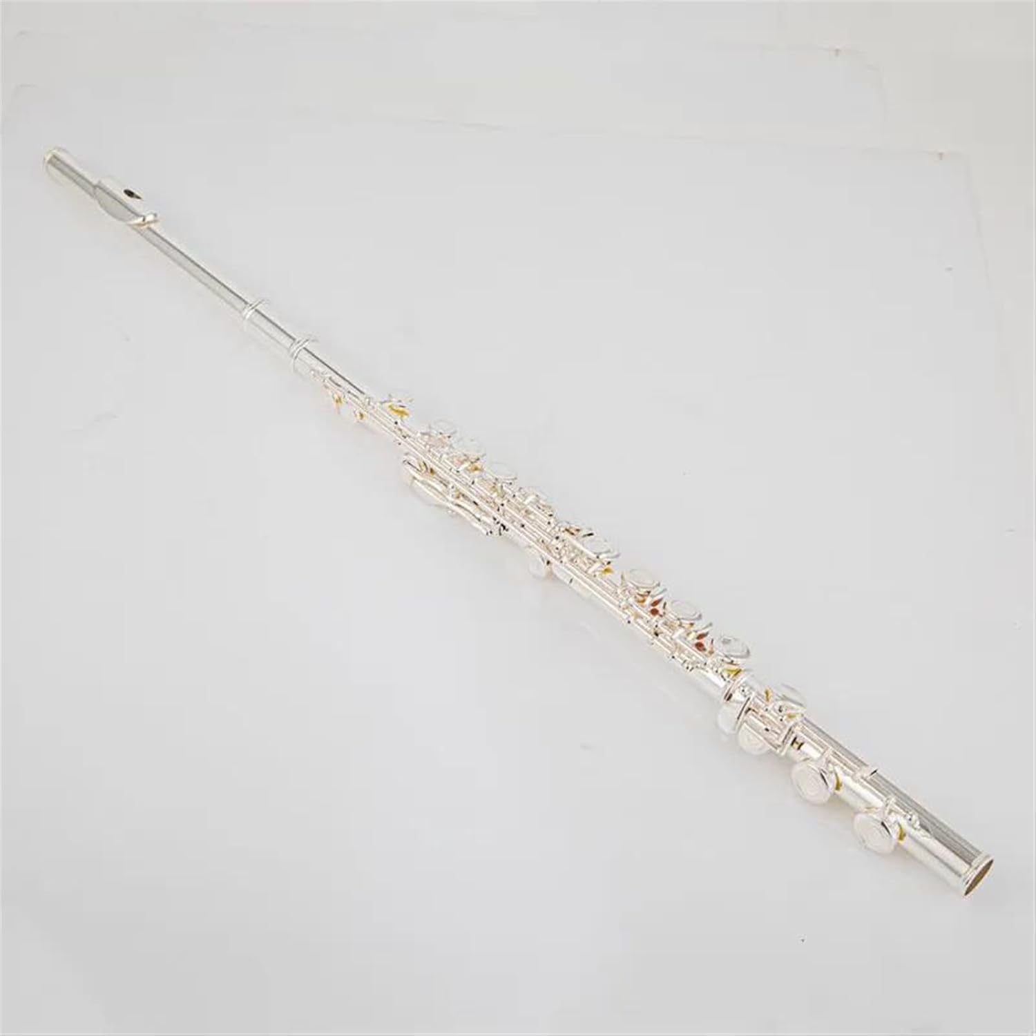 Woodwind Instruments 16 Holes Closed C Key Flute Cupronickel Silvering Flauta Transversal Instrumentos Musicales Case (Color : 700)