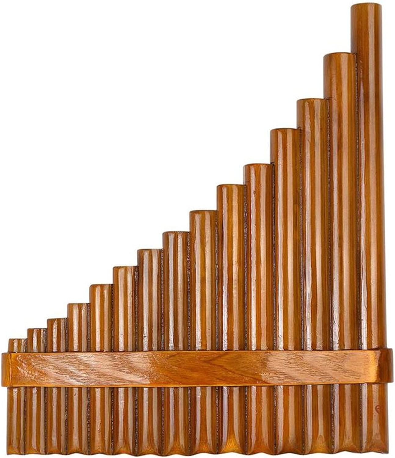 PanPipes Woodwind Instrument Right Left Hand Adjust Pan Flute C Key Pan Pipes Handmade (Color : B)