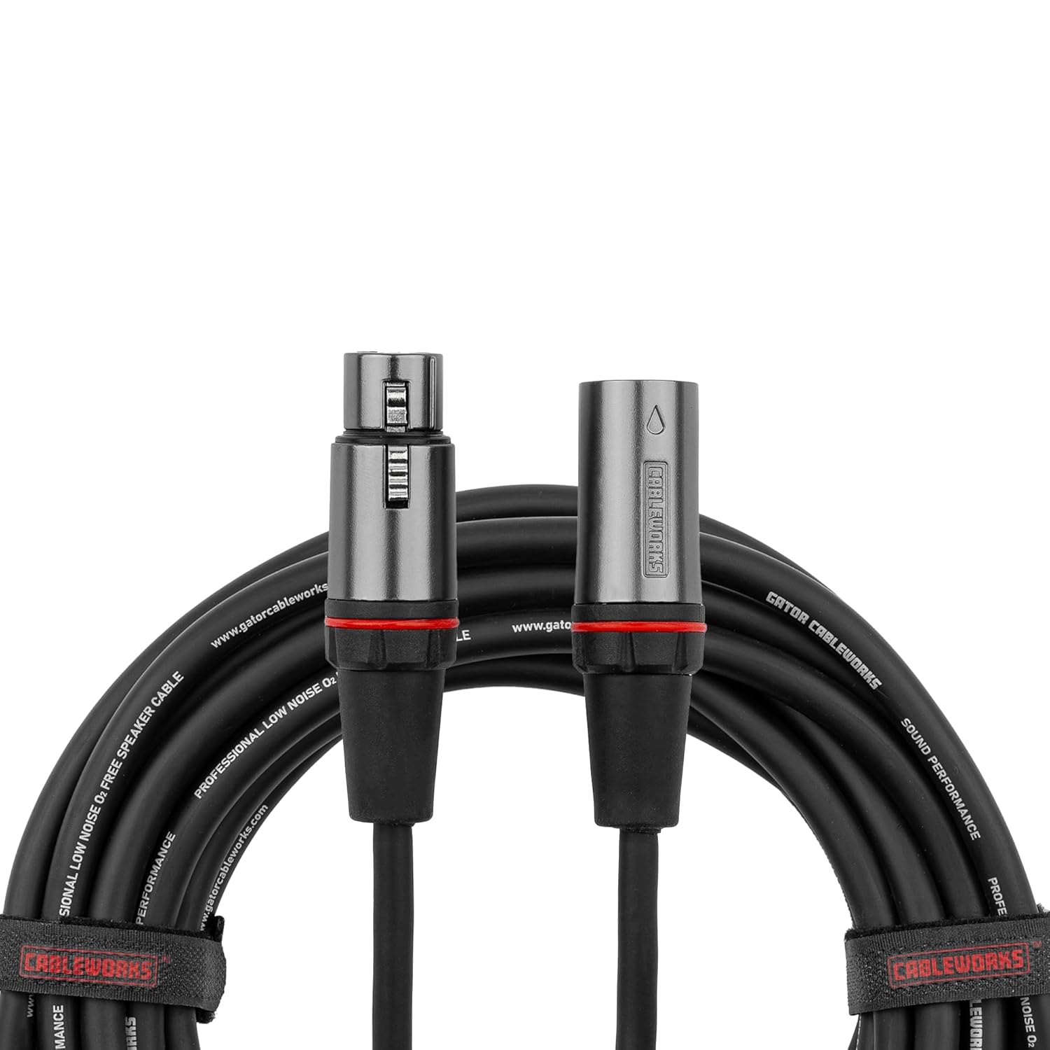 By Gator Cases Headliner Series Premium 100 Foot XLR Microphone Cable, (GCWH-XLR-100)