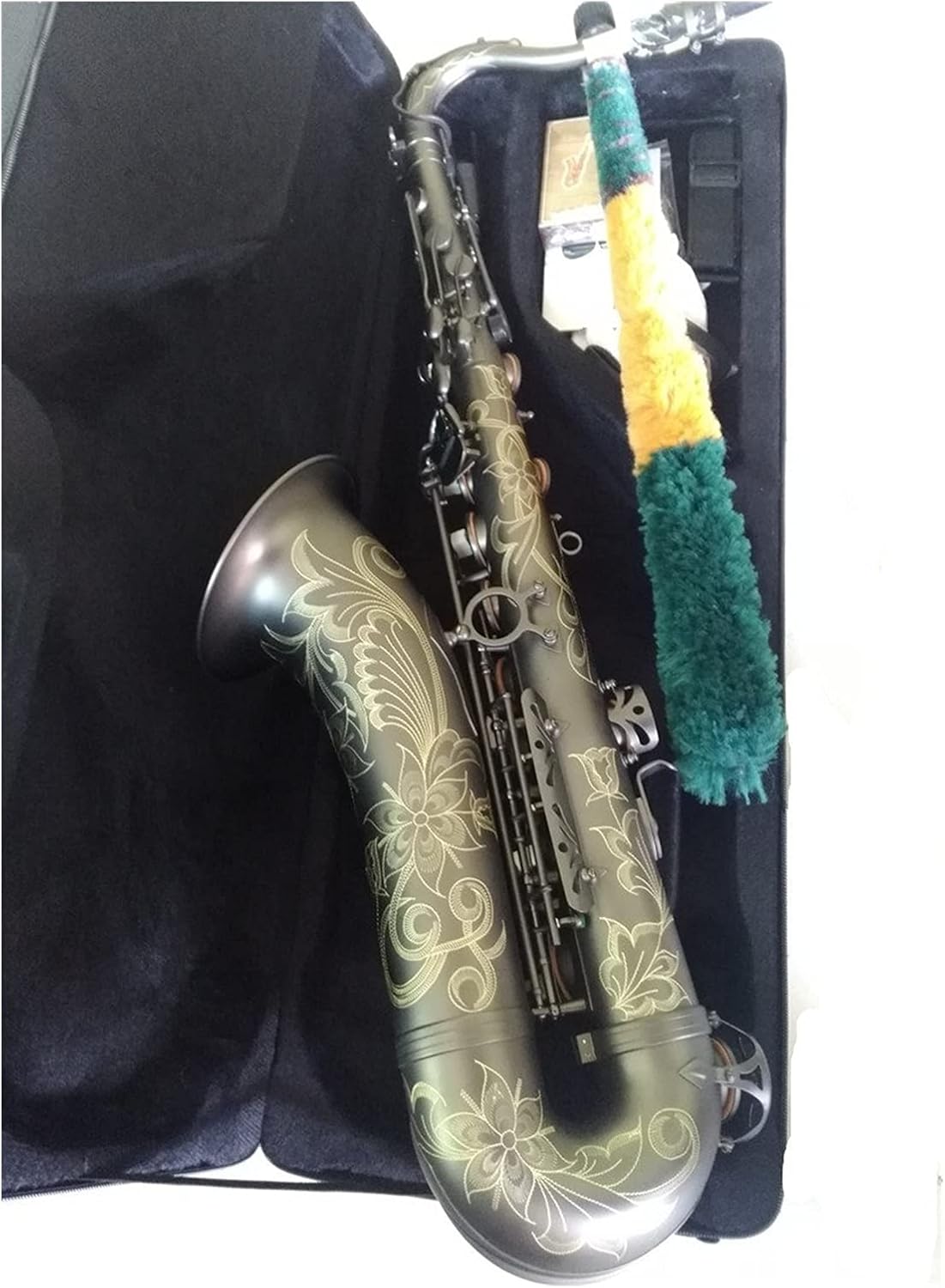Tenor Saxophone Black Matte Sax Professional Musical Instrument Playing with Case Mouthpiece Student Saxophone