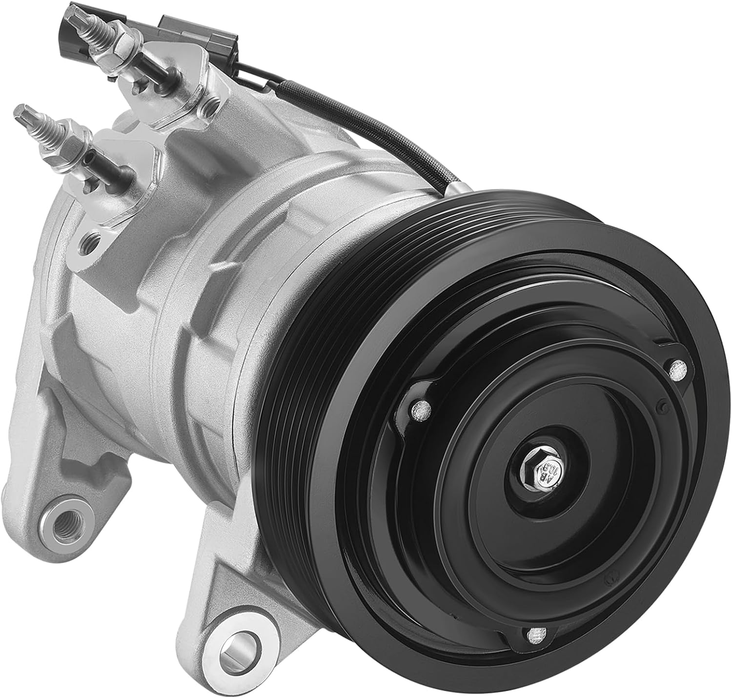 Air Conditioning A/C Compressor with Clutch 78398 Compatible with Dodge Ram 1500 2500 3500 2003-2008 V8 4.7L 5.7L, Compatible with Dodge Ram 4000 2005-2008 V8 5.7L
