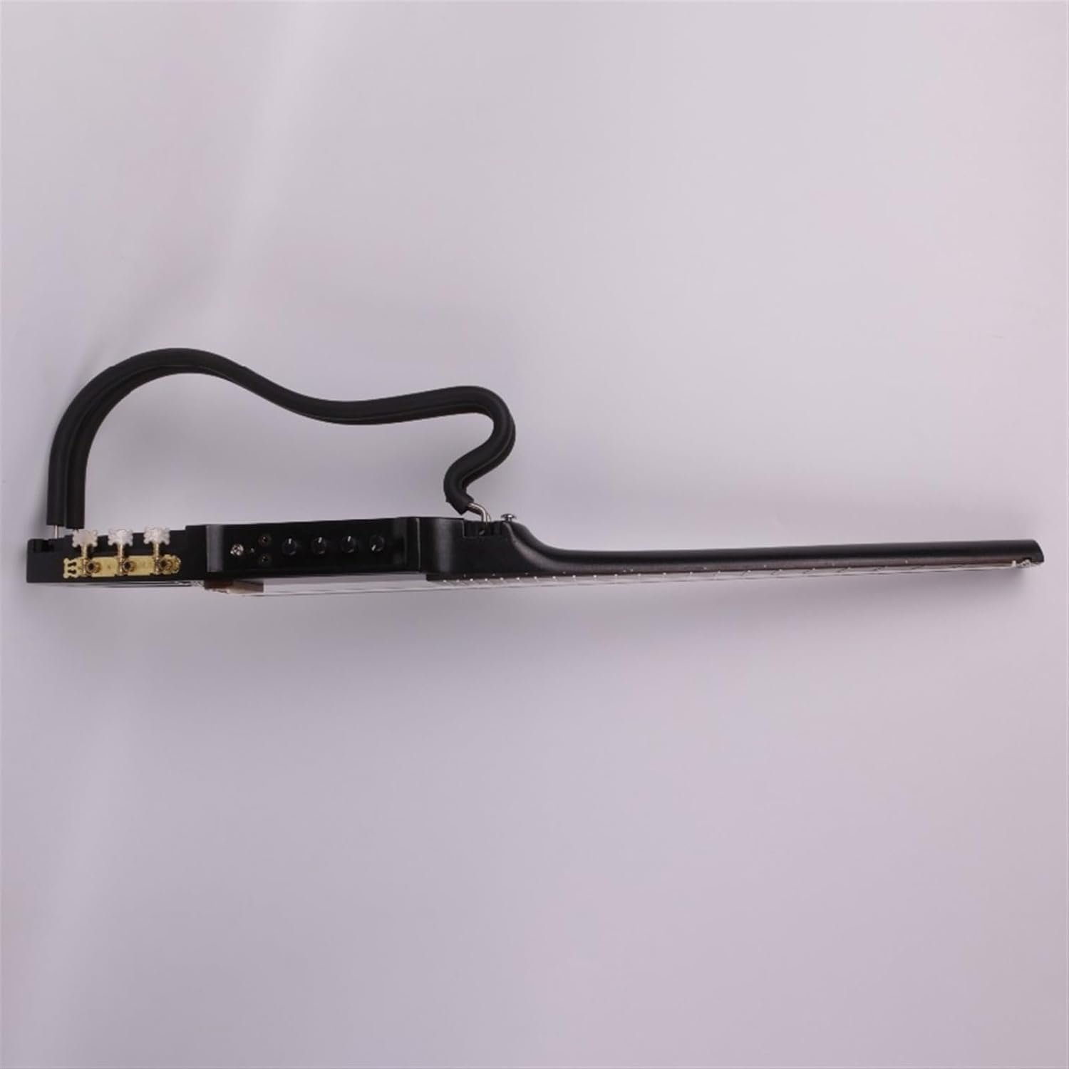 VENEKA Headless Electric Guitar 22 Frets Silent Nylon String Headless Electric Guitar Built in Effector Travel Portable Foldable Guitar (Color : 02)