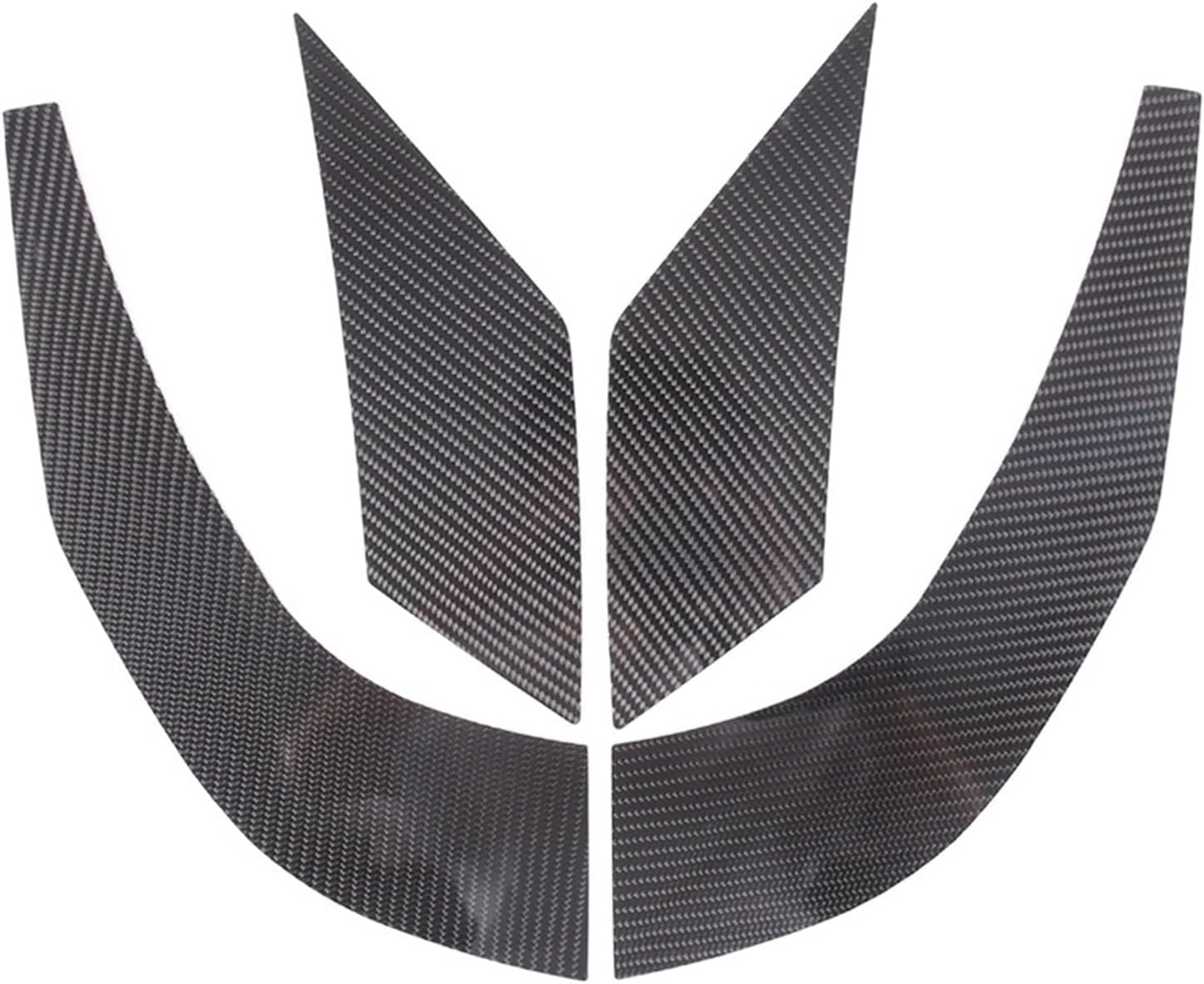 Compatible for Toyota FJ 2007-2021 Cruiser Carbon Fiber Car Exterior Anti-Collision Corner Panel Sticker Car Protection Accessories 4pcs