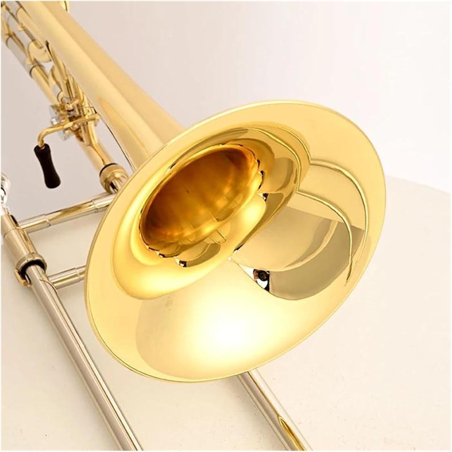 Professional Bass Trombone Gold Brass Instrument