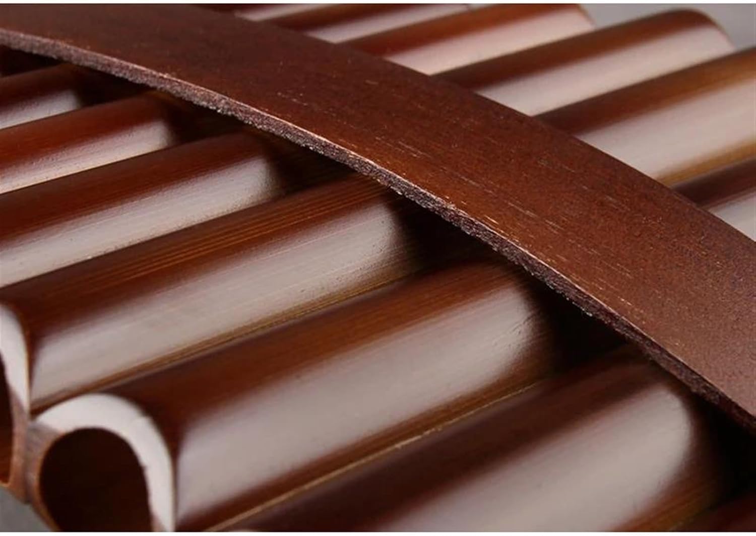 Traditional Wind Musical Instrument Pan Flute 25 Pipes G Key Woodwind (Color : Left)