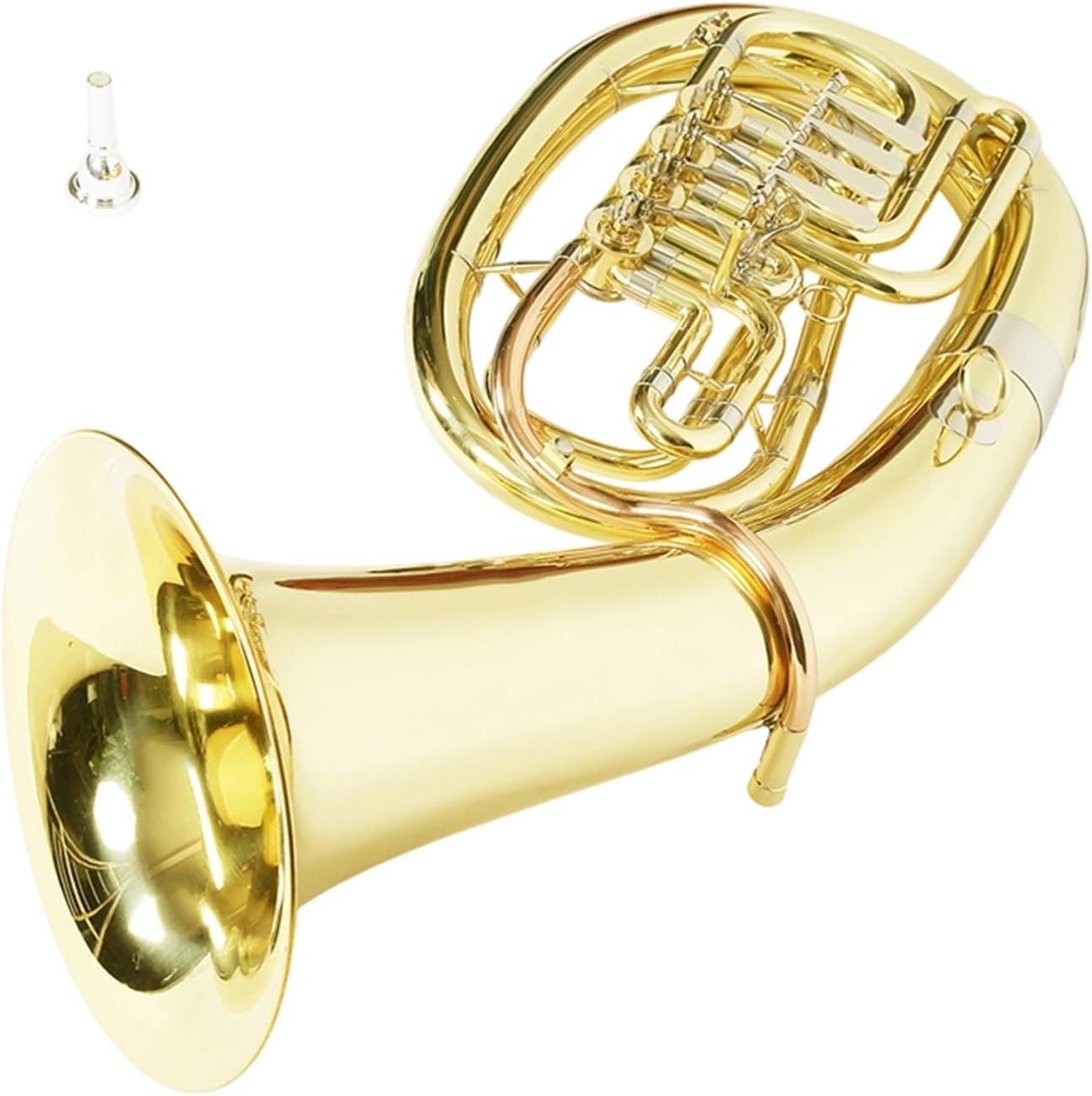 Euphonium In B Flat Major Four Key Phosphor Bronze Brass Instrument Euphonium All-brass Instrument