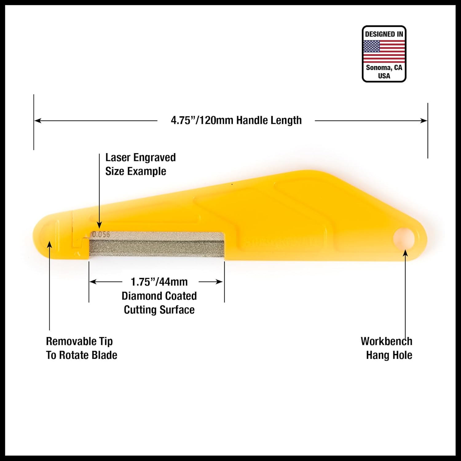 MusicNomad 6 pc. Acoustic Guitar Diamond Coated Nut File Set - Light/Medium Strings (MN670)