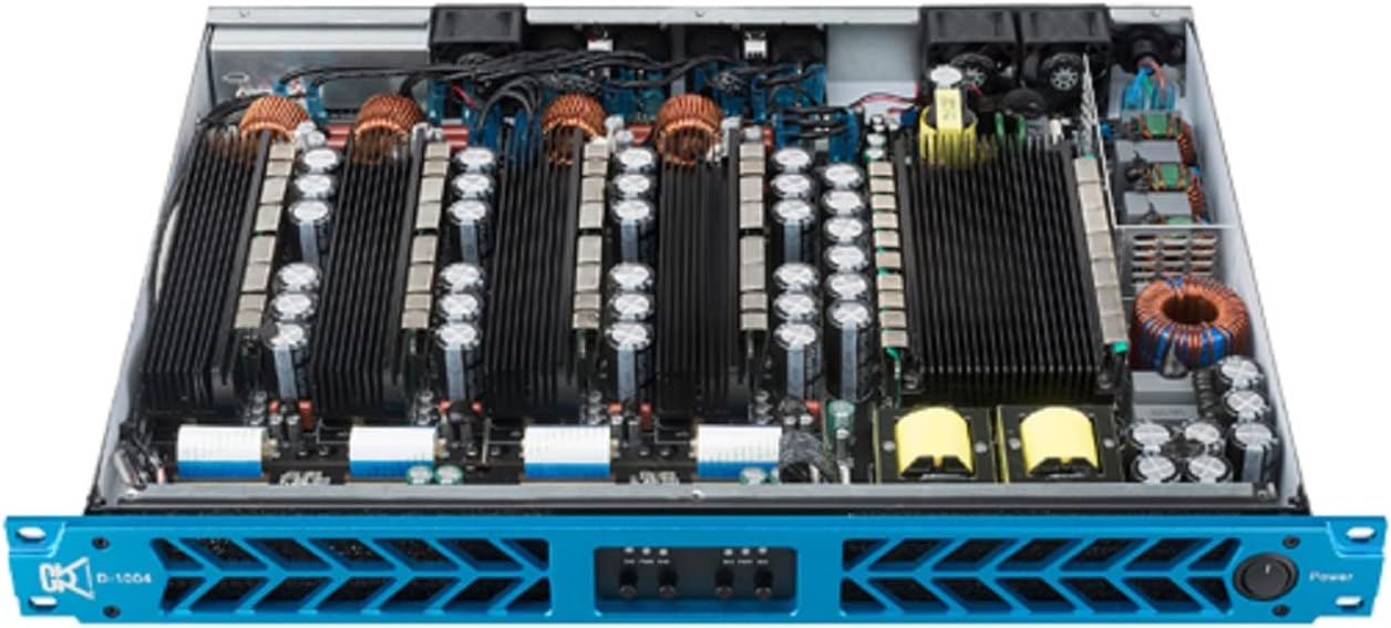 CVR Pro Audio D-2004 Professional DJ Power Amplifier Series 4760 Watts x 4 Channel 2 Ohm Stereo