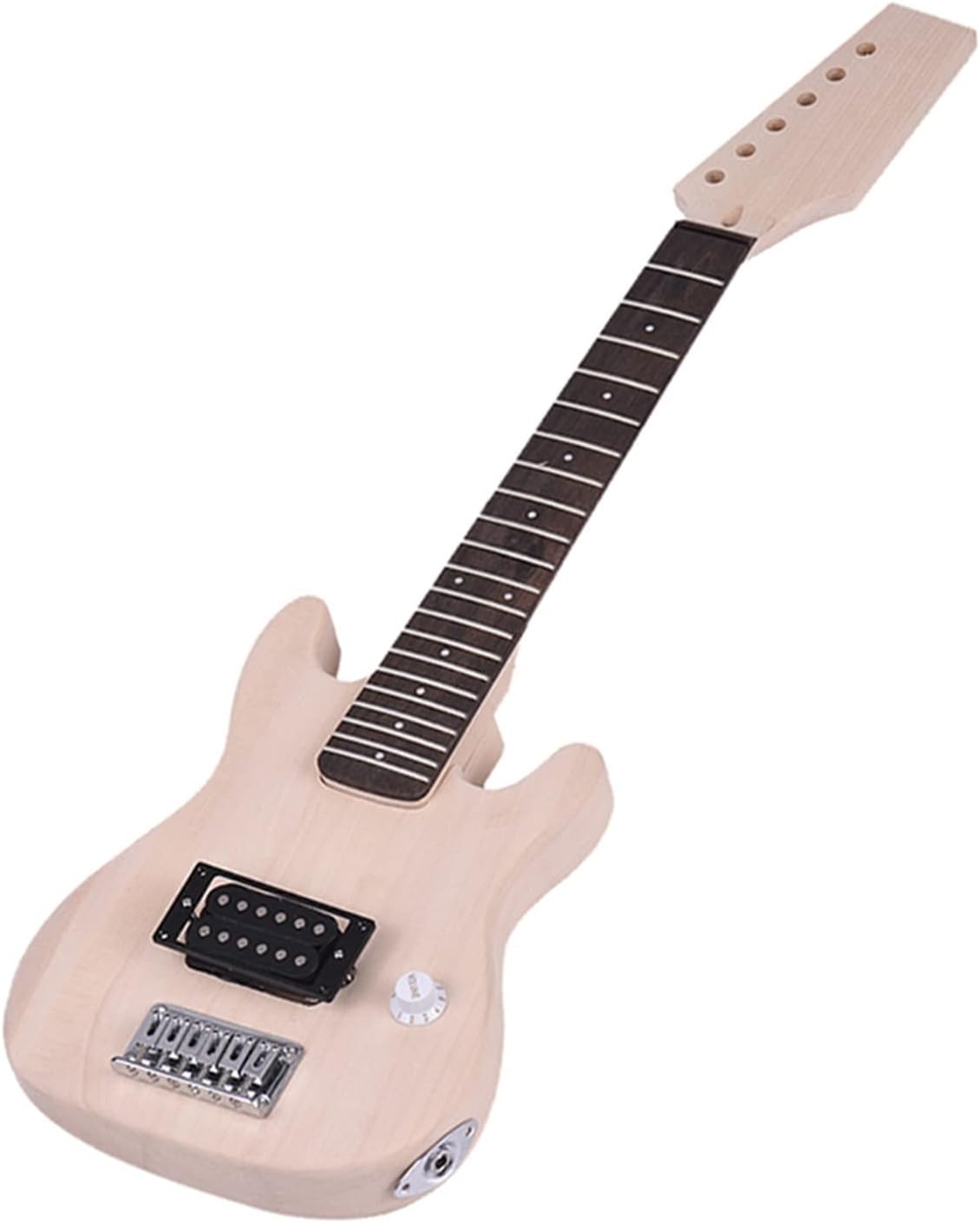 1 Set DIY Unfinished Electric Guitar Kits Kits for Guitar DIY Parts Unfinished Guitar Body