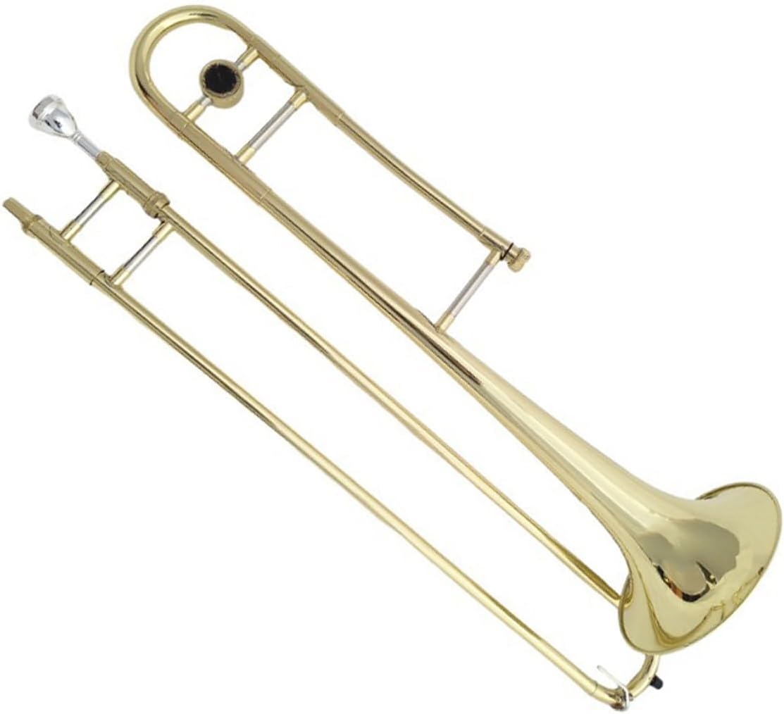 Adult Trombone Instrument Alto Trombone Instrument In B Flat Lacquer Gold For Adult Playing Practice