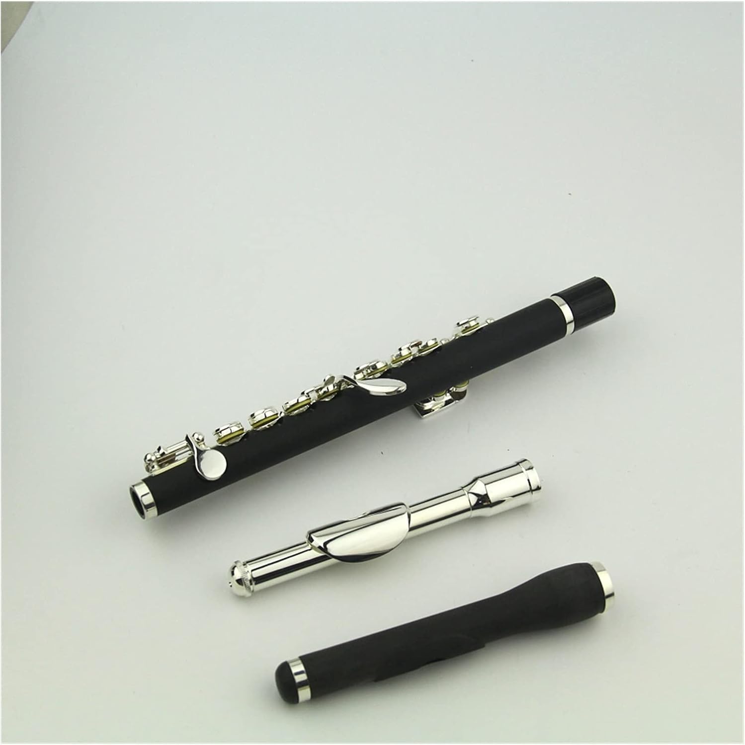 Flutes Piccolo Flute Silver Plated Keys with Wood Case Wind Musical Instruments Composite Woodpipe Body