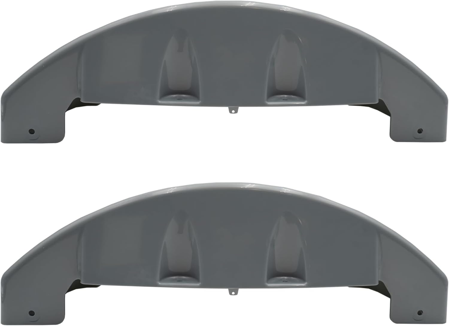 Tie Down | Silver Plastic Bracket-Less Trailer Fenders – 2 Pack | Fits 8