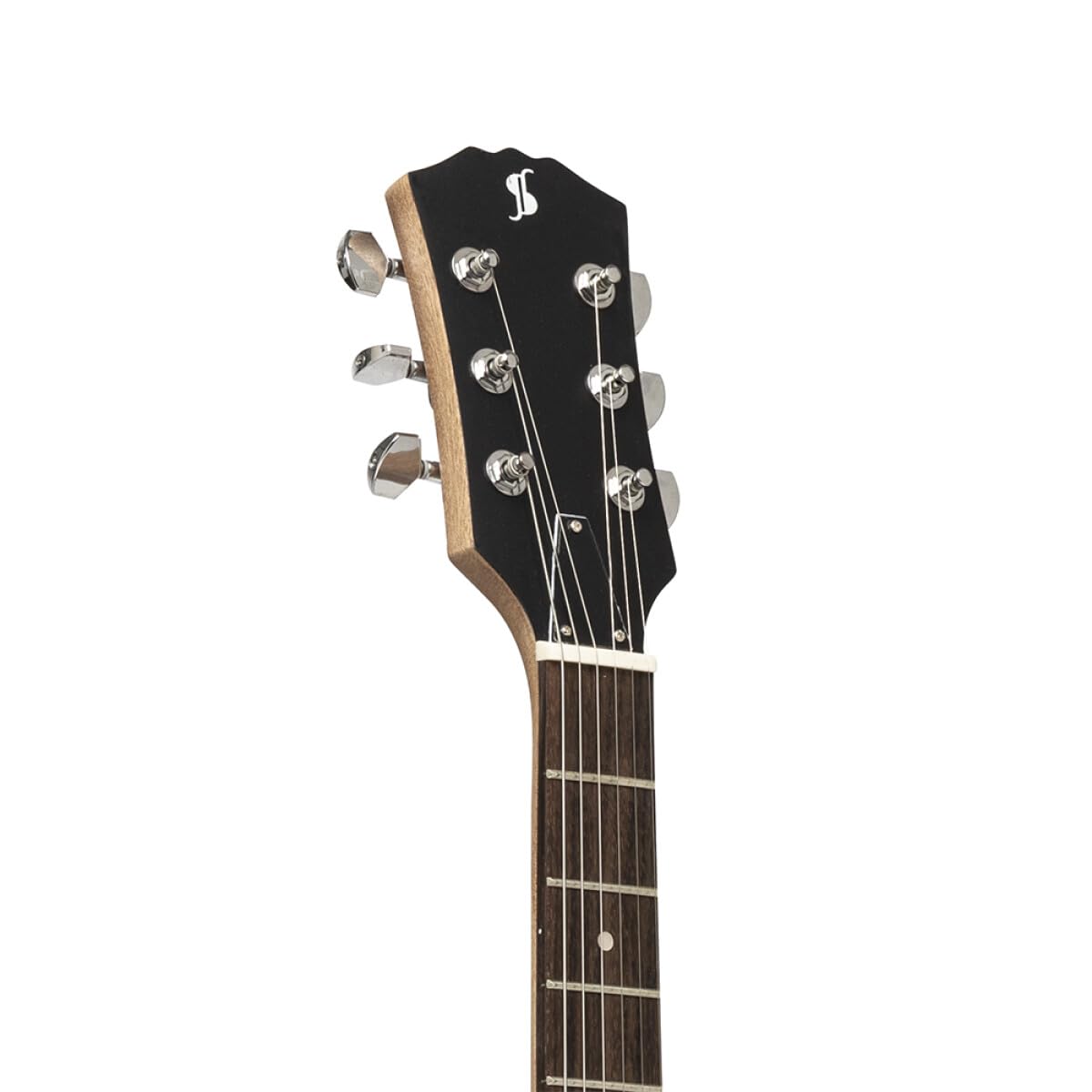 Stagg SEL-HB90 CHERRY Standard Series Electric Guitar l Solid Mahogany Body l Flat Top l Cherry Finish