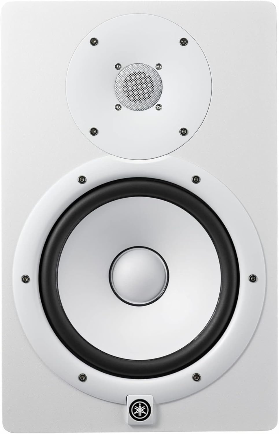 YAMAHA HS8 8-Inch Powered Studio Monitor (White, 2-Pack) Bundle (2 Items)