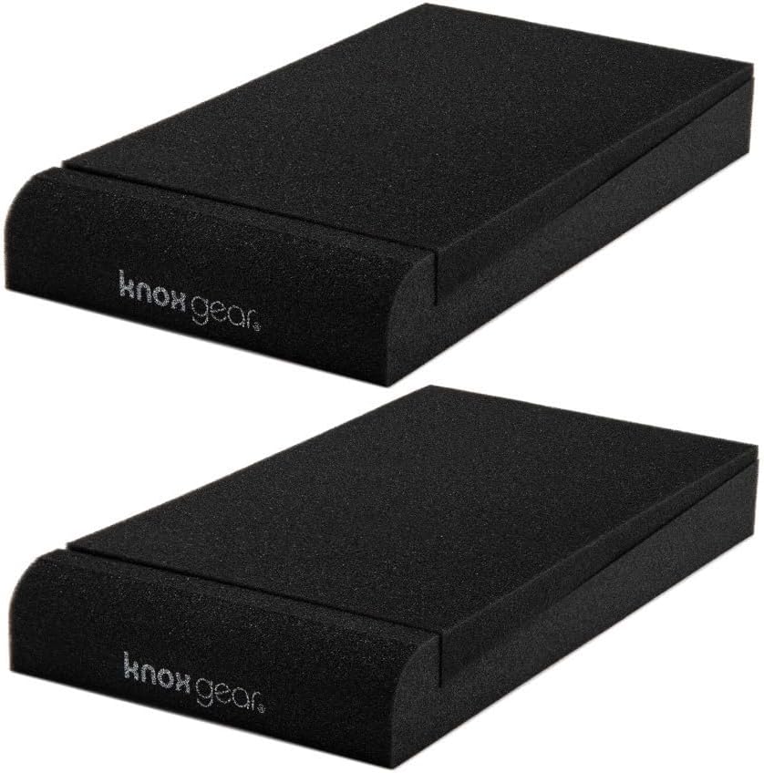 ADAM Audio T8V 8-Inch Powered Studio Monitor (2-Pack) Bundle with Isolation Pads (2-Pack) and FocusProAudio Cables (7 Items)