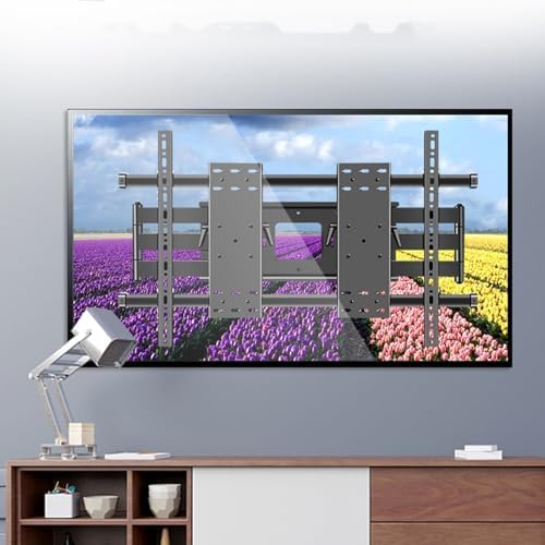 Adjustable TV Wall Mount - for 70-120 Inch TV Wall Mount, TV Mount with Two Swivel Joints Tiltable 6 Arms, Max VESA 1000 x 600 mm, Holds up to 130 kg