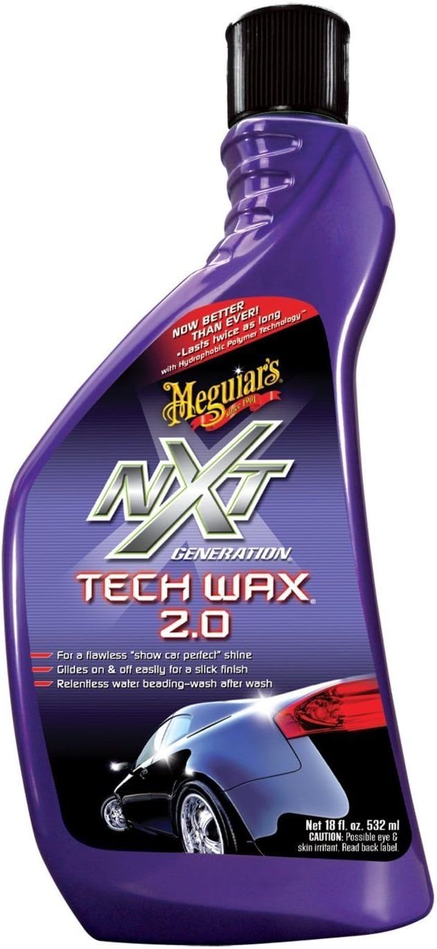 MEGUIAR'S G12718 NXT Generation Tech Wax 2.0, 18 Ounce, 2 Pack