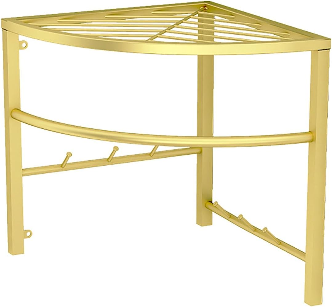 Closet Rod Curved Metal Wardrobe Corner Hanger, Wall Mount Clothes Drying Rack for Corner, Perfect for Cloakroom and Laundry Organization