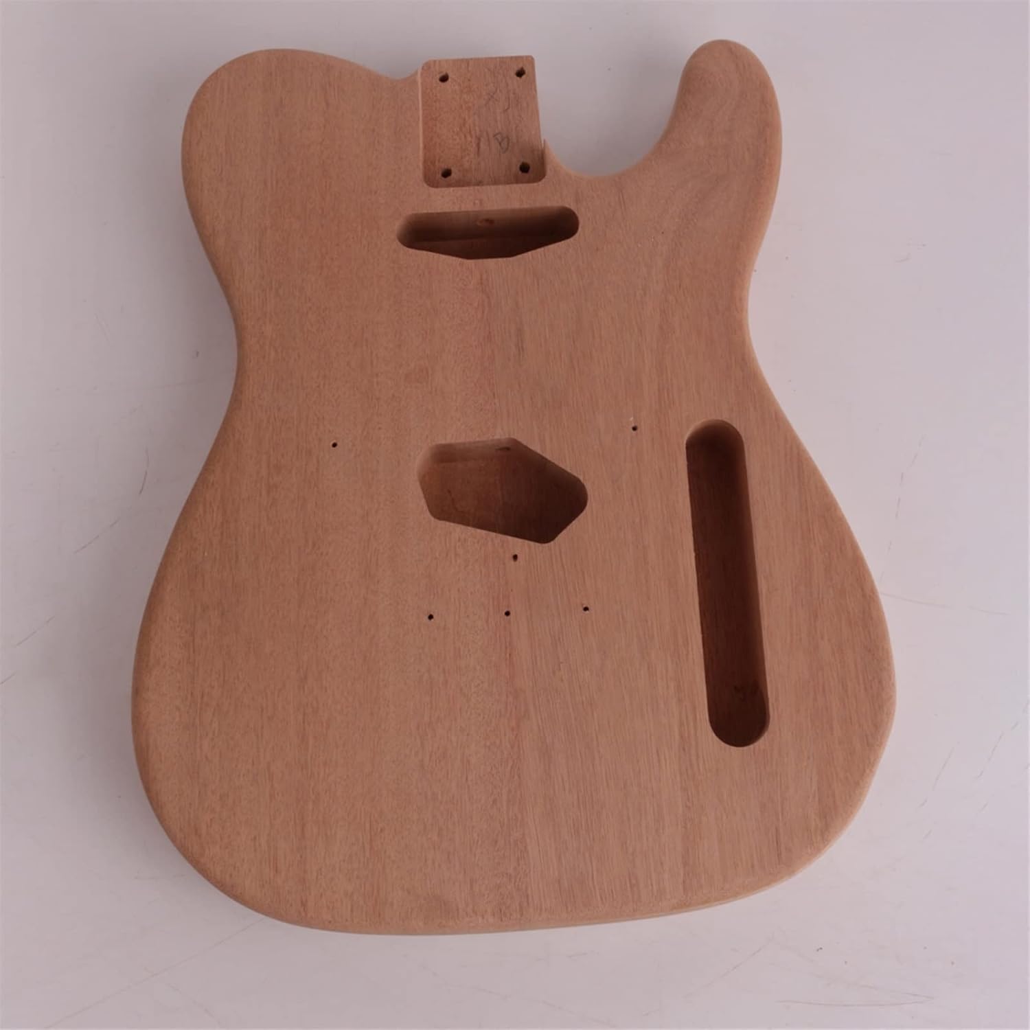 DIY Electric Guitar Kit Unfinished Maple Neck Fretboard Mahogany Body 22 Frets for Tele Electric Guitar Kit DIY (Color : 01)