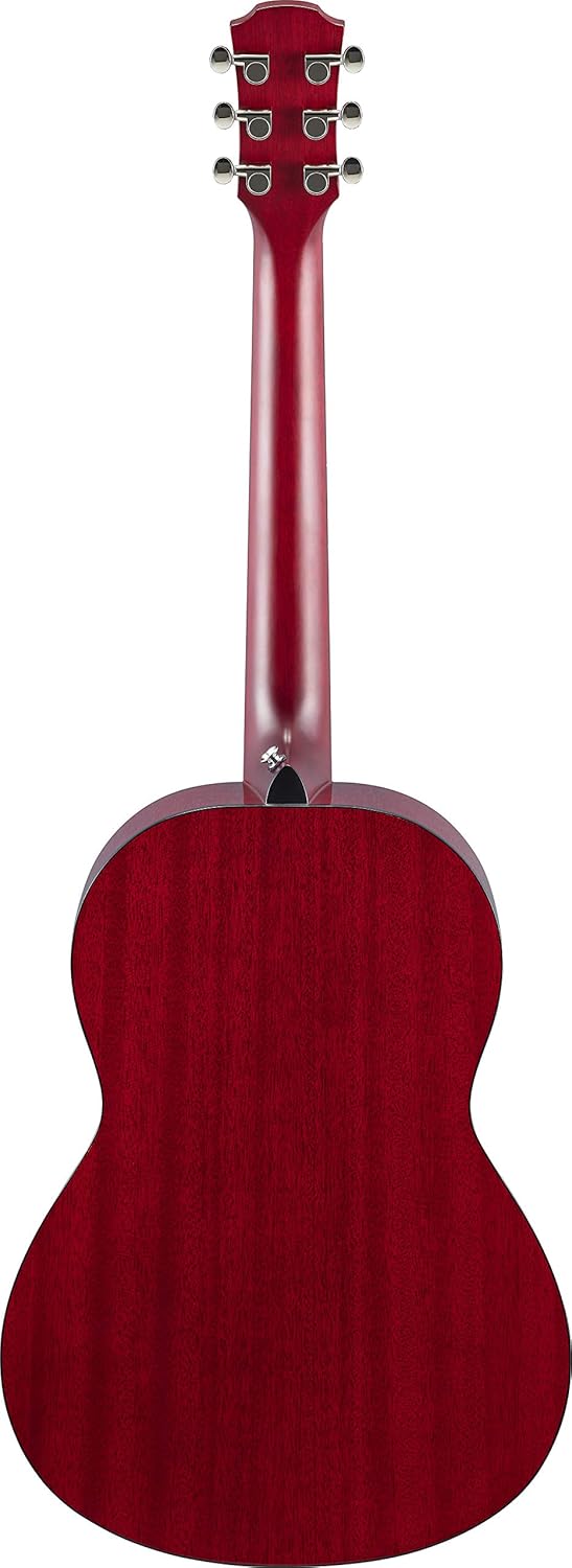 Yamaha CSF1M CRB Parlor Size Acoustic Guitar with Hard Gig Bag, Crimson Red Burst