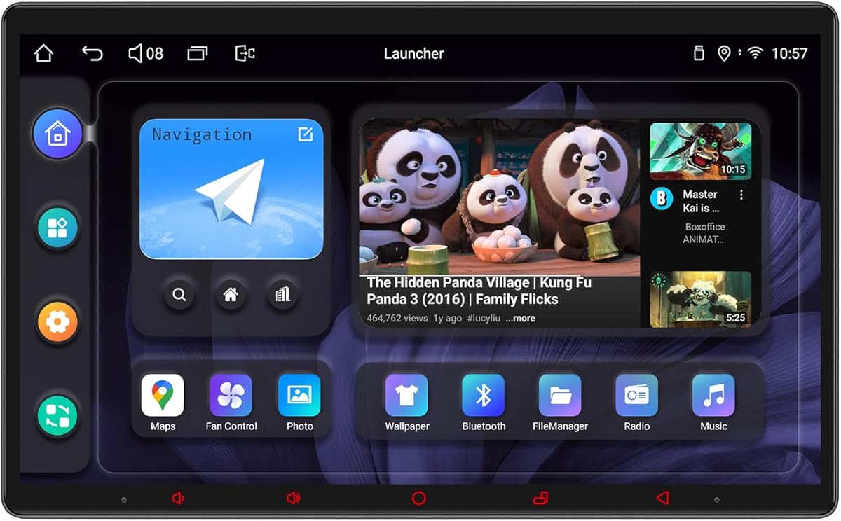 Joying Single Din Touchscreen Radio 13.3 Inch Car Stereo with Apple Carplay & Android Auto, 8GB+128GB Android 13 Head Unit with Mirror Link, AM/FM, Bluetooth, SWC, GPS(JY-UTS13N8)