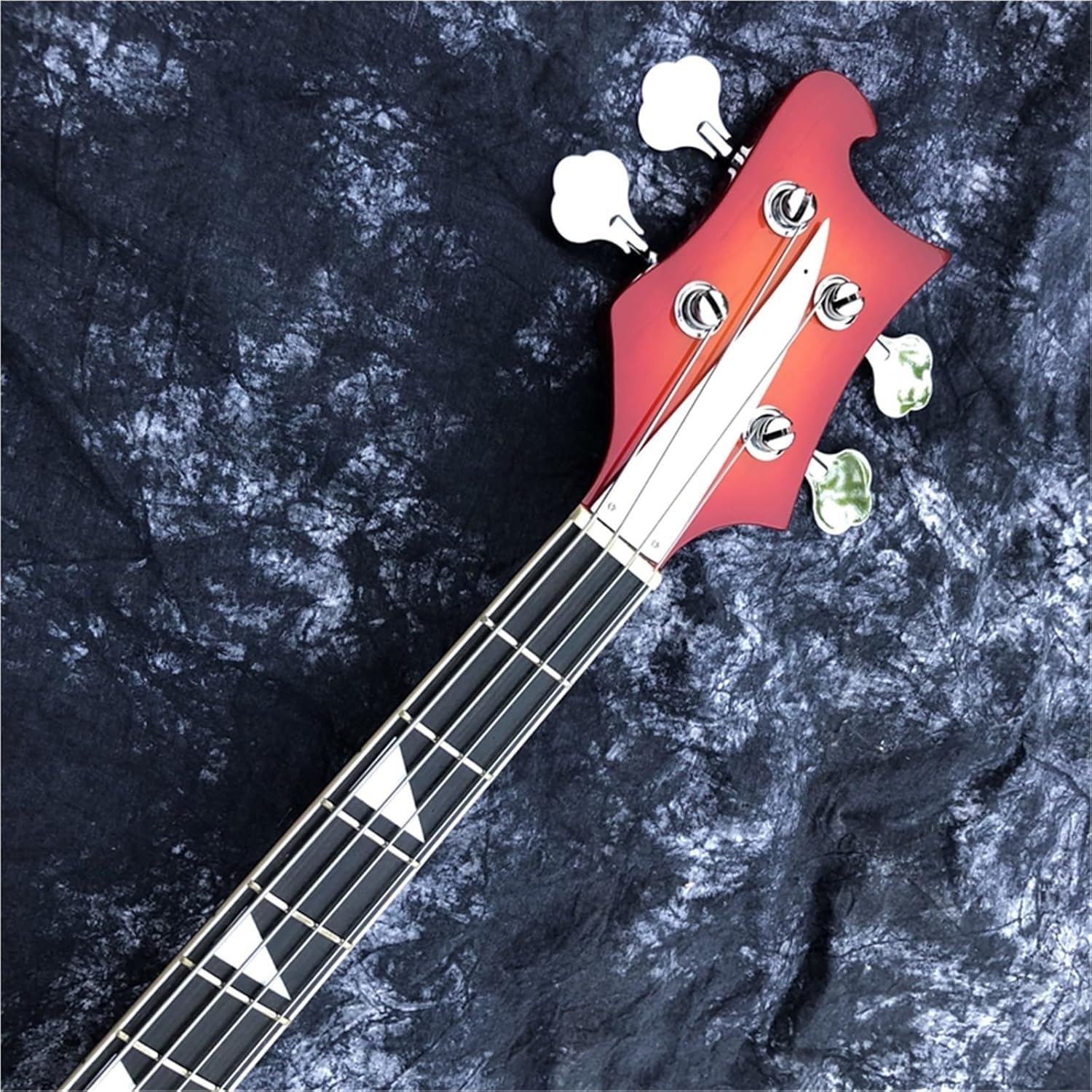 Beginner Electric Guitar Kits Sun Colored Solid Wood Body 4 Rotor Electric Bass