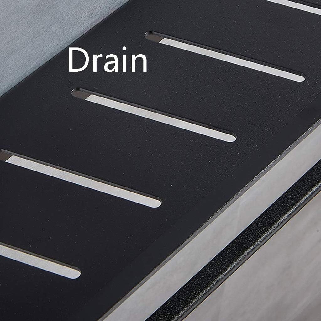 Shower Shelf,Bathroom Corner Shelf，Shower Rack Basketerddcbb Bathroom Storage,Bathroom Shelf Shower Shelf with Towel Bar for Shampoo Holder Kitchen Rack Storage Organizer Wall Mount Storage Basket (Si