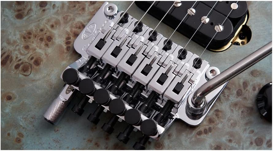 EVH 5150 Series Deluxe Poplar Burl Electric Guitar - Aqua Burst