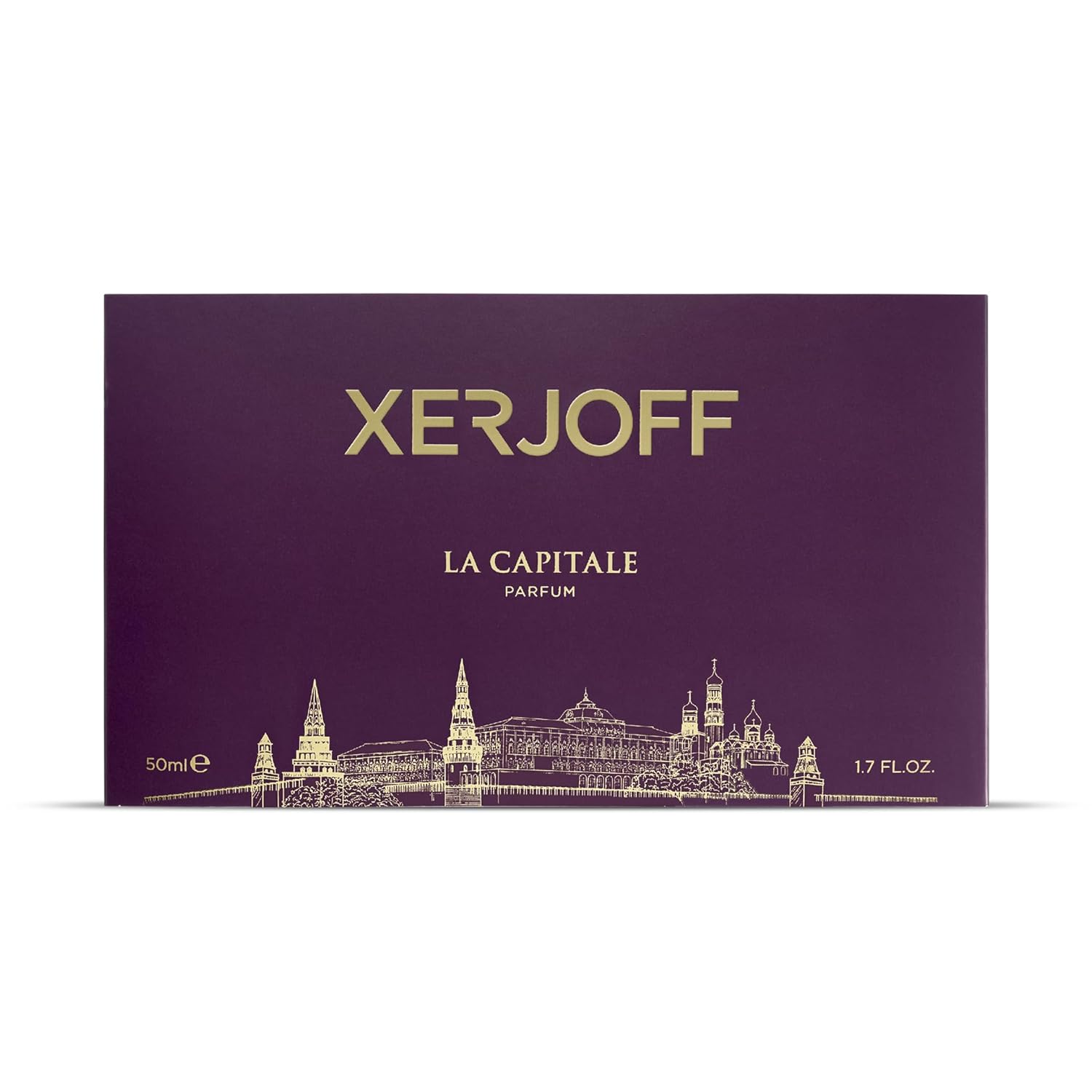 Xerjoff La Capitale Parfum, 50ml / 1.7 fl oz – Gourmand Amber Unisex Perfume (Strawberry, Leather, Vanilla)