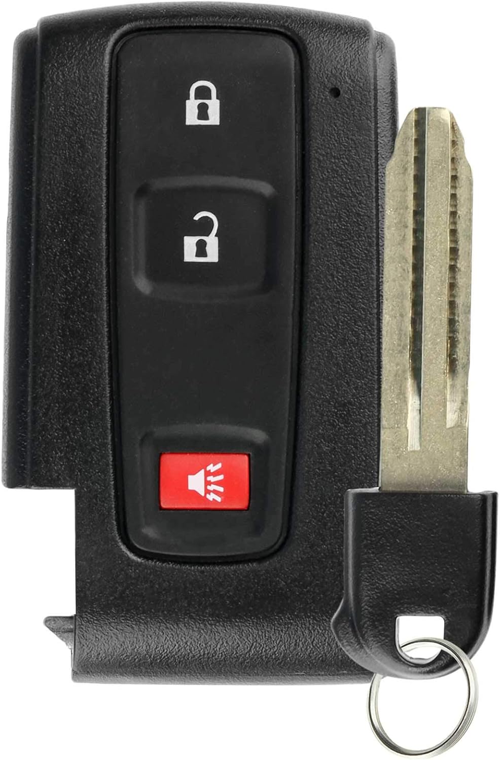 KeylessOption Keyless Entry Remote Car Key Fob Control 3-Button Smart Proximity Replacement for 2004-2009 Toyota Prius (MOZB31EG, 89994-47061, 89994-47060, 89994-47091)