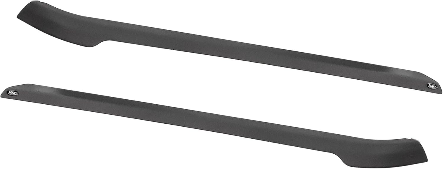 Husky Liners Smoothback Bed Rail Caps | Fits 1999-2007 Chevrolet Silverado 1500 (07 Classic); 2001-2007 GMC Sierra 1500 (07 Classic) Excludes Flareside (8' Bed) | Black, 2-pcs. | 2888009
