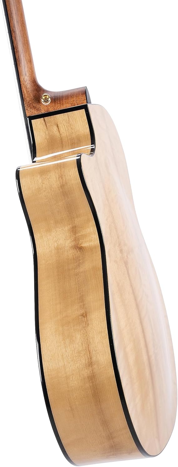 Cort 6 String Acoustic-Electric Guitar, Right, Natural Glossy, Full (GAMYBEVELNAT-U)