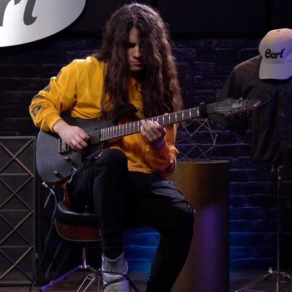 Cort B-001-1701-0 Electric Guitar Solid Body Open Pore Black