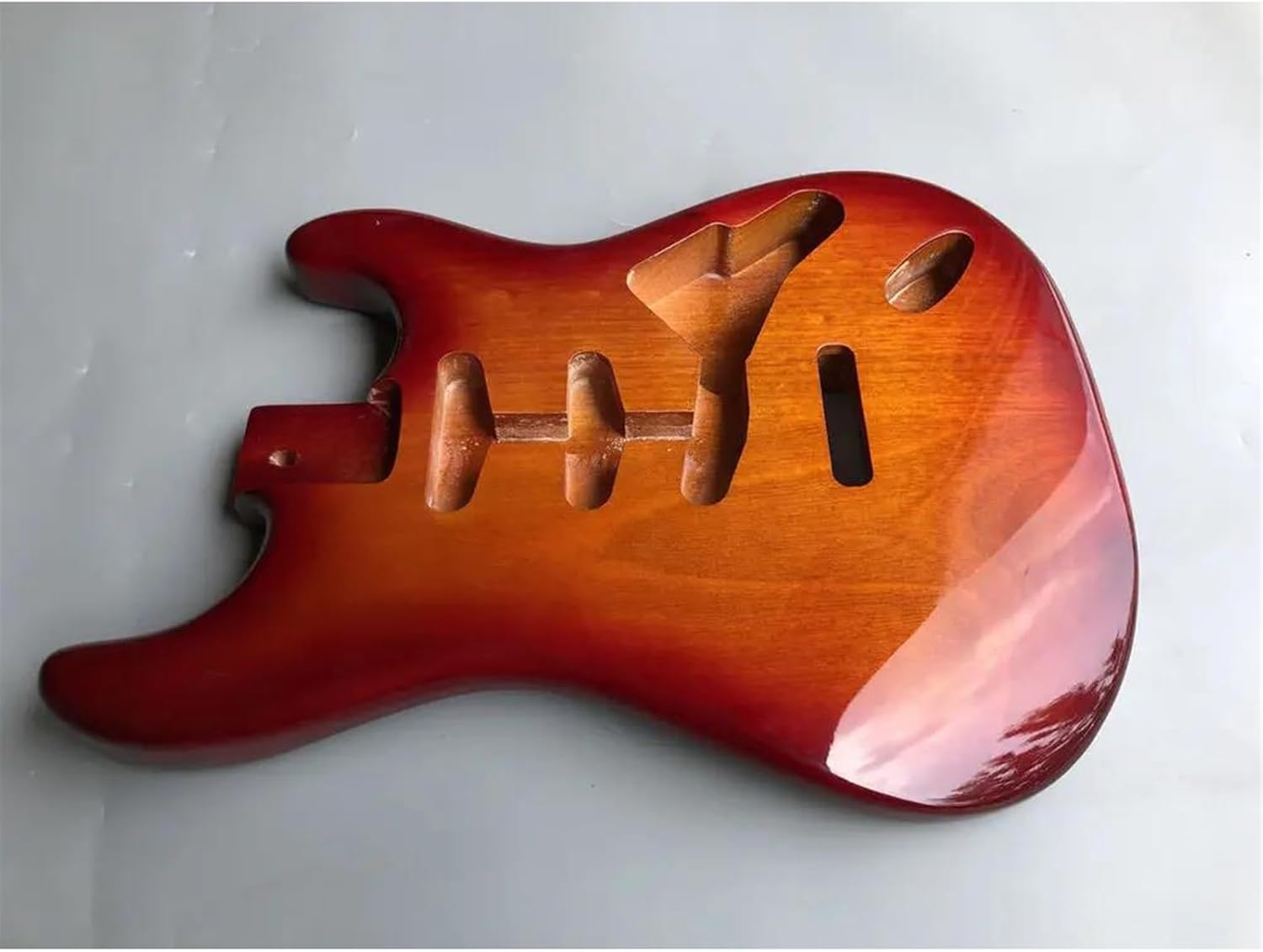 Guitar Body Guitar Replacement Parts Electric Guitar Body Replacement SSS Pickups Yellow Paint Bolt On Style Guitar Parts Finished