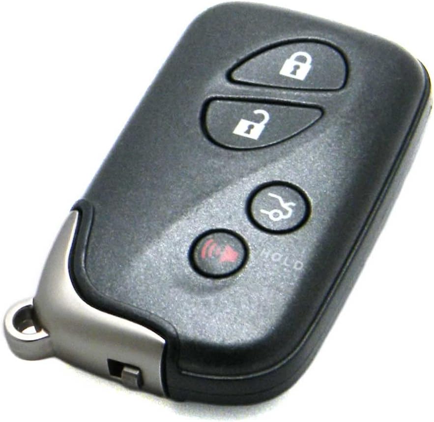 NorthCoast Keyless OEM Electronic 4-Button Smart Key Fob Remote, Compatible with 2011-2015 Lexus IS250/350 (FCC ID: HYQ14AEM, P/N: 89904-30C60)