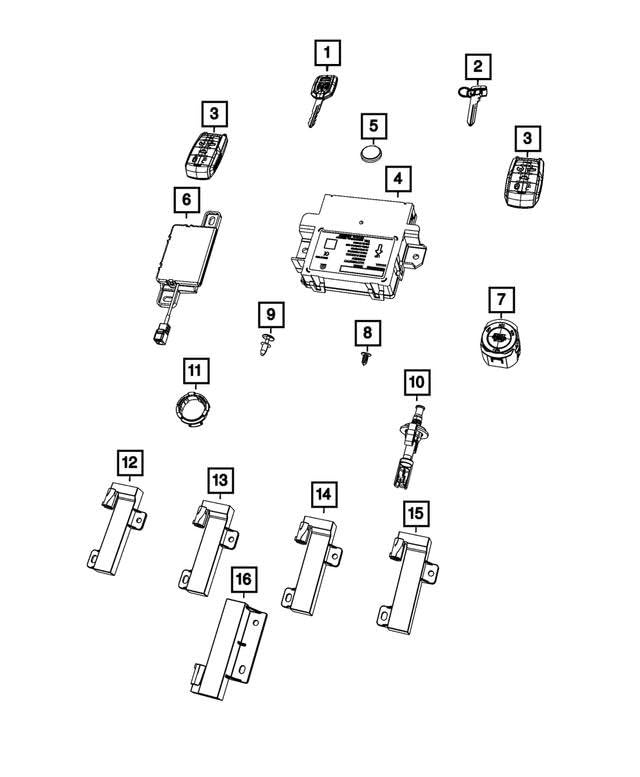 Integrated Key Fob Transmitter