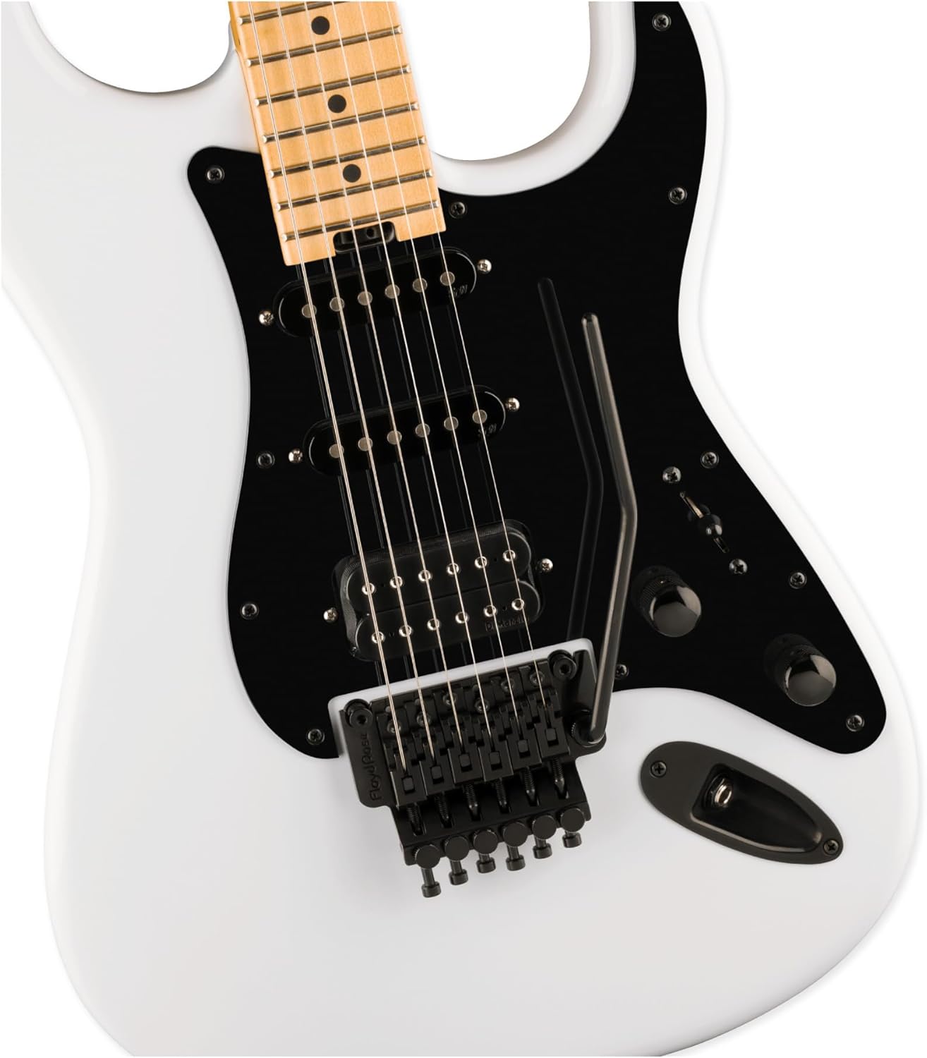 Jackson 50th Anniversary Iron Maiden Adrian Smith Jackson SC1 Right-Handed 6-String Electric Guitar with Alder Body, DiMarzio DP100 Bridge, and Fender Noiseless Sumerian Cobalt Pickups (Snow White)