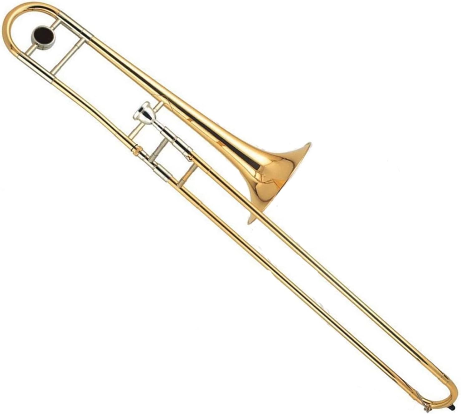 FLFL Student Trombone Brass Body Gold Lacquer Bass Trombone